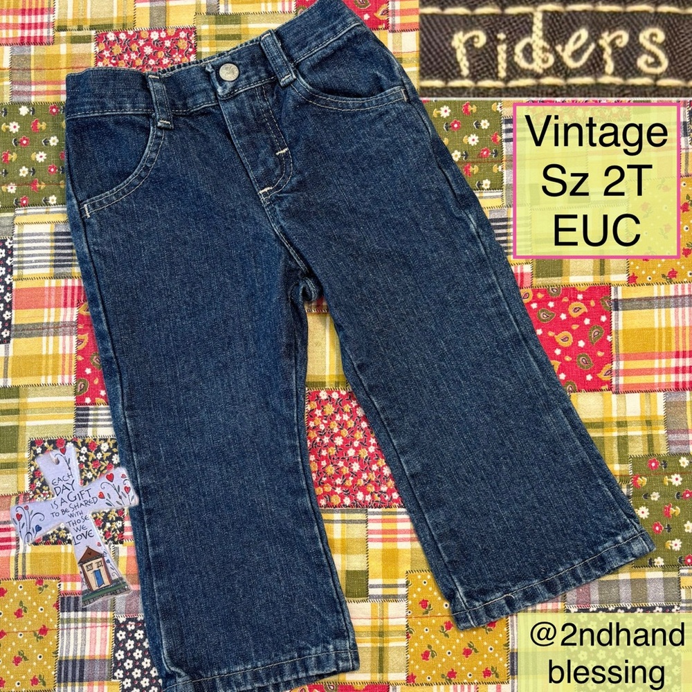 Vintage Riders Jeans, Toddler Sz 2T - Blue, EUC